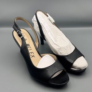 LifeStride Women's Teller Slingback Peep Toe Pumps